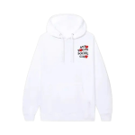 Anti Social Social Club x CDG Hoodie (White) front logo view
