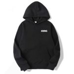 CDG Logo Hoodie front view
