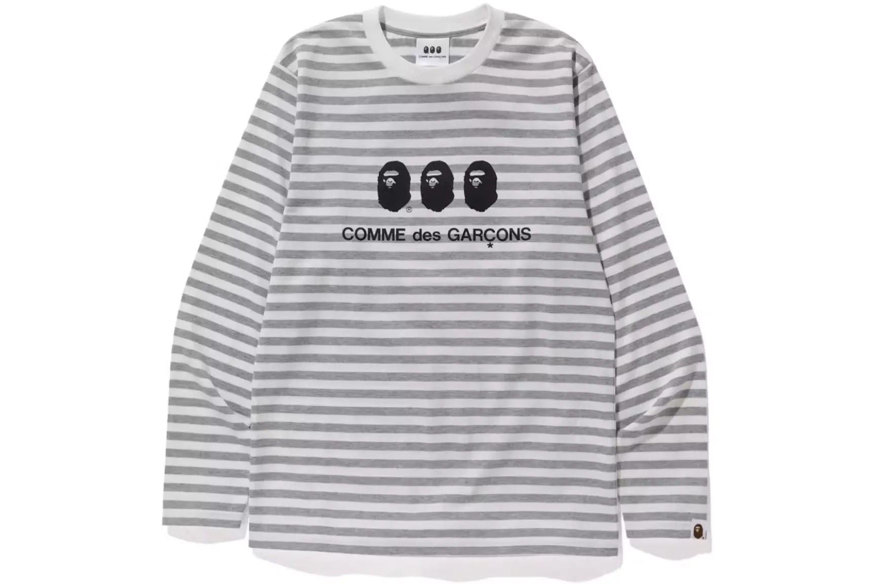 Bape X Cdg Osaka L/S Tee – Front Bape X Cdg Osaka L/S Tee front view