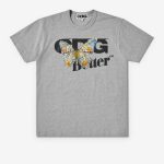 Front view of CDG Better™ Gift Shop Butterfly T-Shirt Grey