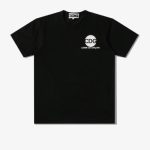 CDG Circular Logo T-Shirt Black front view