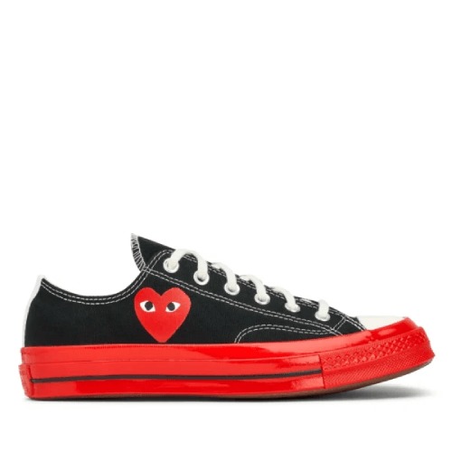 Comme Des Garcons Red Sole Sneakers Front Comme Des Garcons Red Sole shoes front view