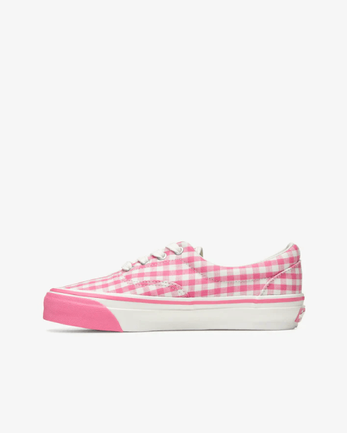 CDG-Girl-Vans-Gingham-OG-Era-LX-Sneakers-Pink-1.png CDG Girl Vans Gingham OG Era LX Sneakers Pink - Image 1