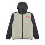 CDG K-Way Zip Jacket Beige