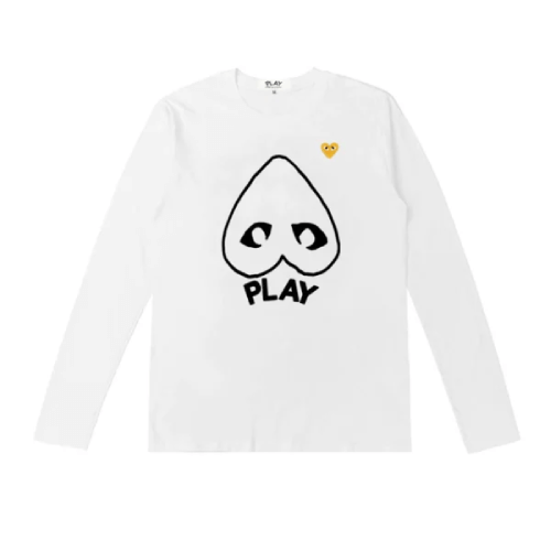 CDG-Men-Yellow-Heart-Logo-Sweatshirt-1.png CDG Men Yellow Heart Logo Sweatshirt - Image 1