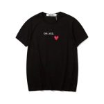 CDG Oh Yes Black Tee Shirt front graphic design