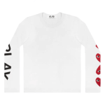 CDG Play L/S Printed Logos T-Shirt