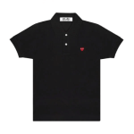 CDG Play Polo Black Emblem (Black)