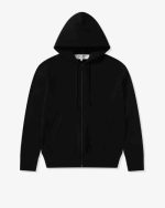CDG Play Unisex Reverse Red Heart Zip Hooded black back view