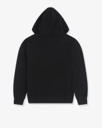 CDG Printed Logo Hoodie Black back view