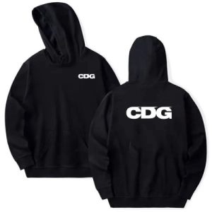 CDG Pullover Hoodie Front View