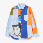 CDG SHIRT Andy Warhol Men’s Cotton Stripe Shirt Print L-2