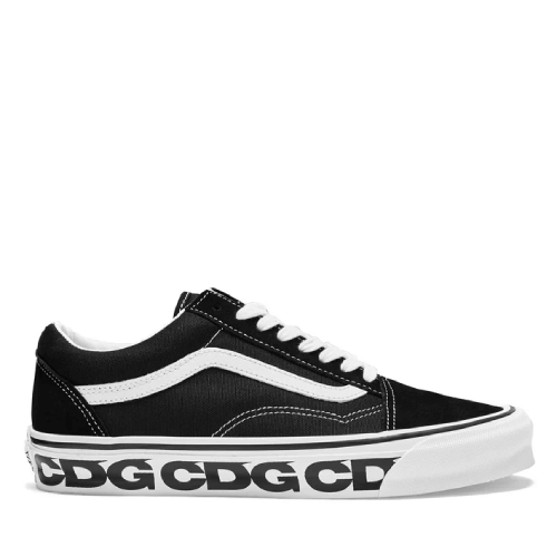 CDG-Vans-Old-Skool-LX-Sneakers-Black.png CDG x Vans Old Skool LX Sneakers Black - Image 1