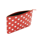 CDG Wallet Wallet Polka Dot Printed Zip Pouch Red SA5100PD - Image 2