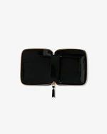 CDG Reversed Hem Full Zip Around Wallet Black - Image 3
