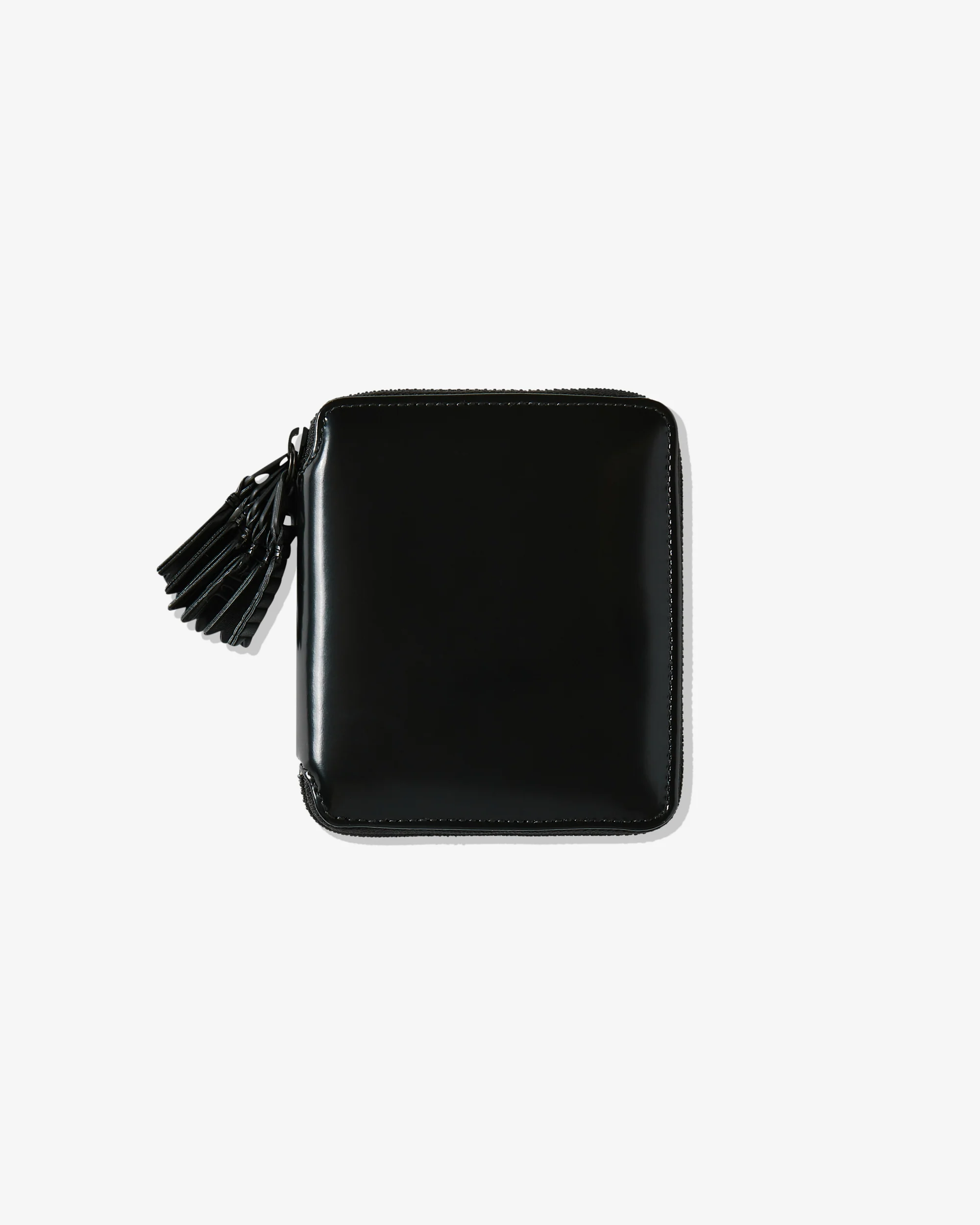 CDG_WALLET_SA2100_BLACK_8979_757b858f-e258-48e8-af4f-ed384bcacbc4.webp CDG Zipper Medley Full Zip Around Wallet Black - Image 1
