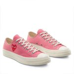 Comme De Garcons x Converse back view canvas sneaker