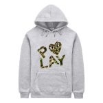 Comme Des Garcons Play Camo Hoodie front view