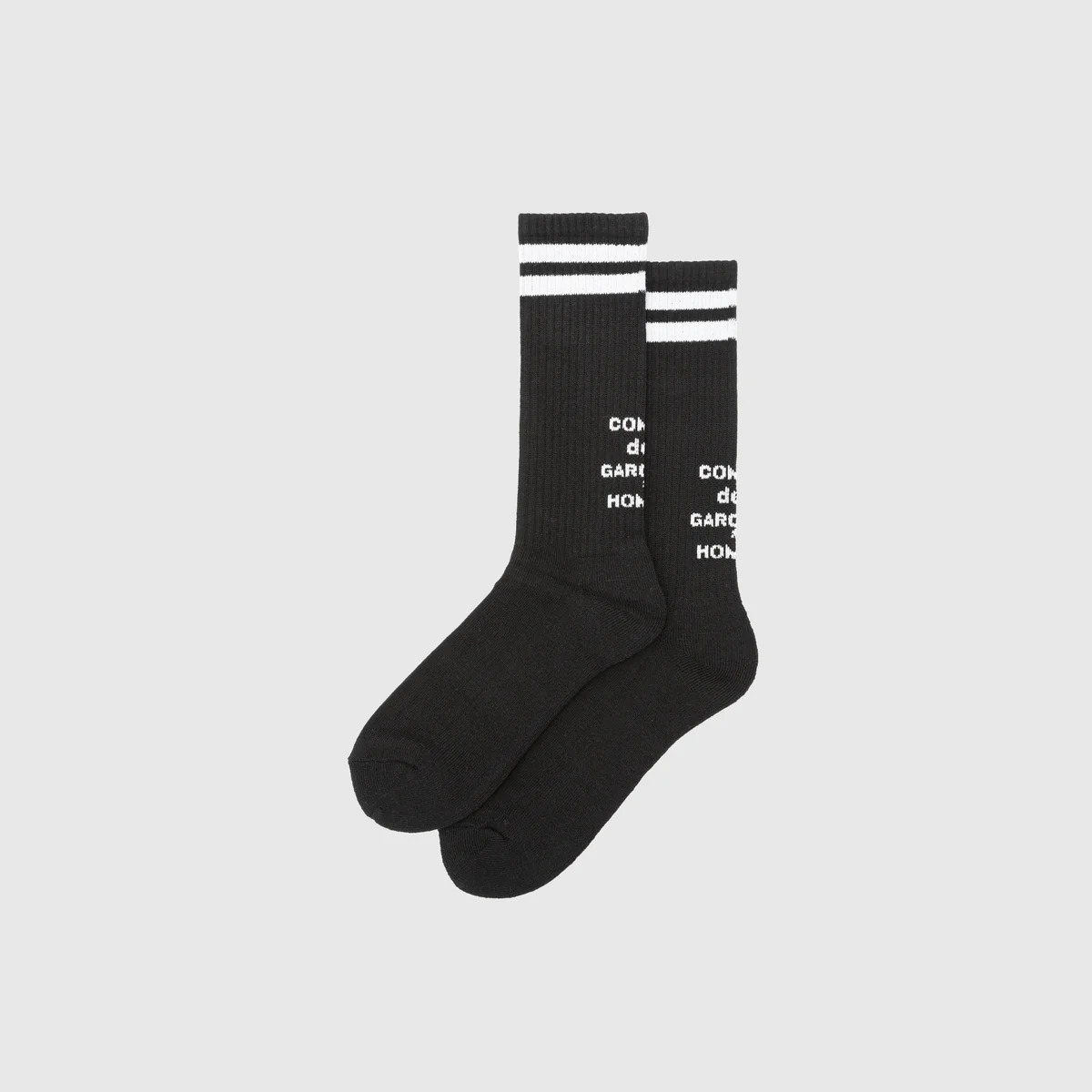 Comme des Garçons Homme Cotton Logo Socks Front Comme des Garçons Homme Cotton Logo Socks front view