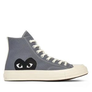 CDG Converse Grey High Top (EU Size) front view