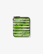 CDG Watermelon Full Zip Around Wallet Green SA2100